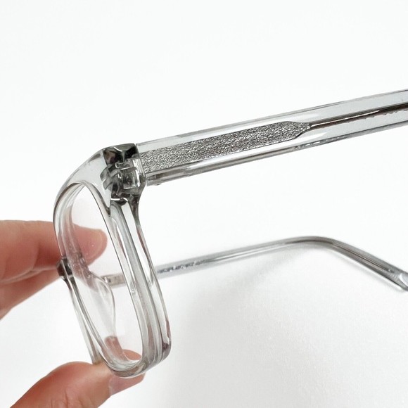 Warby Parker Eyeglasses Wilkie 165 Clear Rectangular Minimalist Frame 50-18-145 main image 6